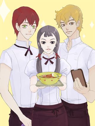 花美男拉麪馆海报
