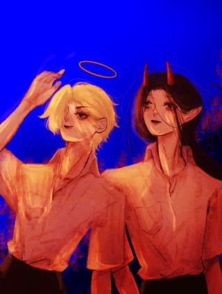 天使与恶魔的故事海报