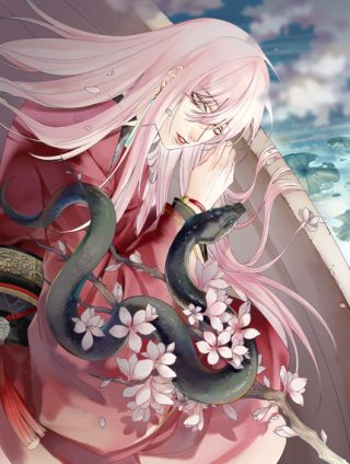 鳞光照桃花海报