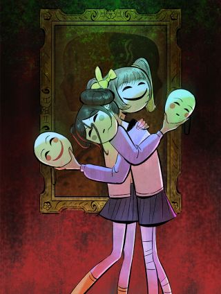 面具姐妹漫画