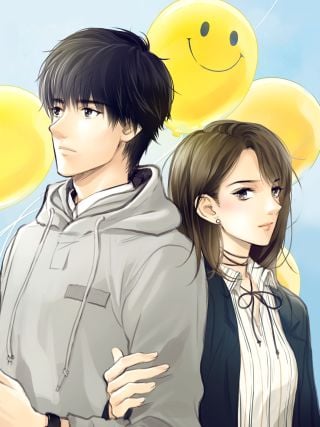 黄色气球海报
