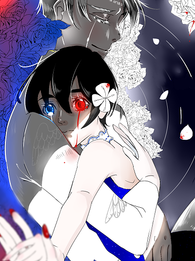 红与白的魔女海报