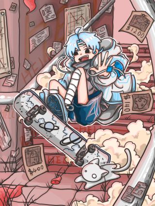 日常高校海报