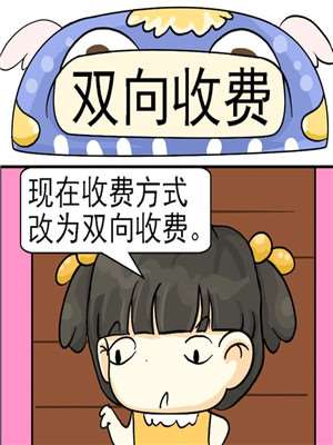 双向收费海报