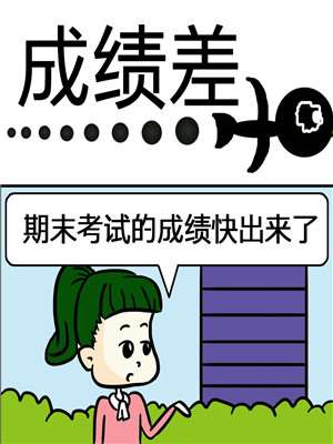 成绩差海报