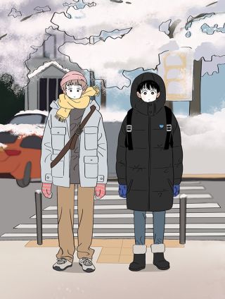 冬日可爱海报