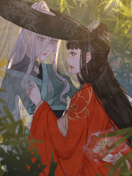 芙蓉与竹海报