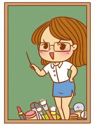 琼琼彩妆教室海报